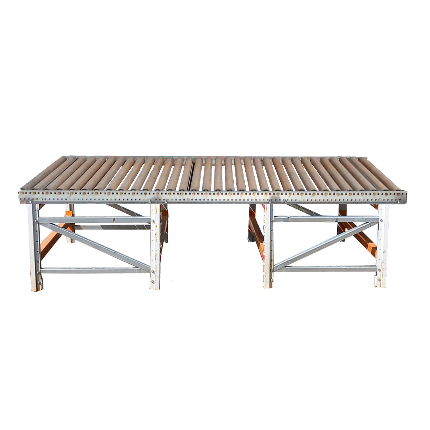 Heavy Duty Used Gravity 32 Roller Conveyor-73cm H Legs (Ref:GRC04)