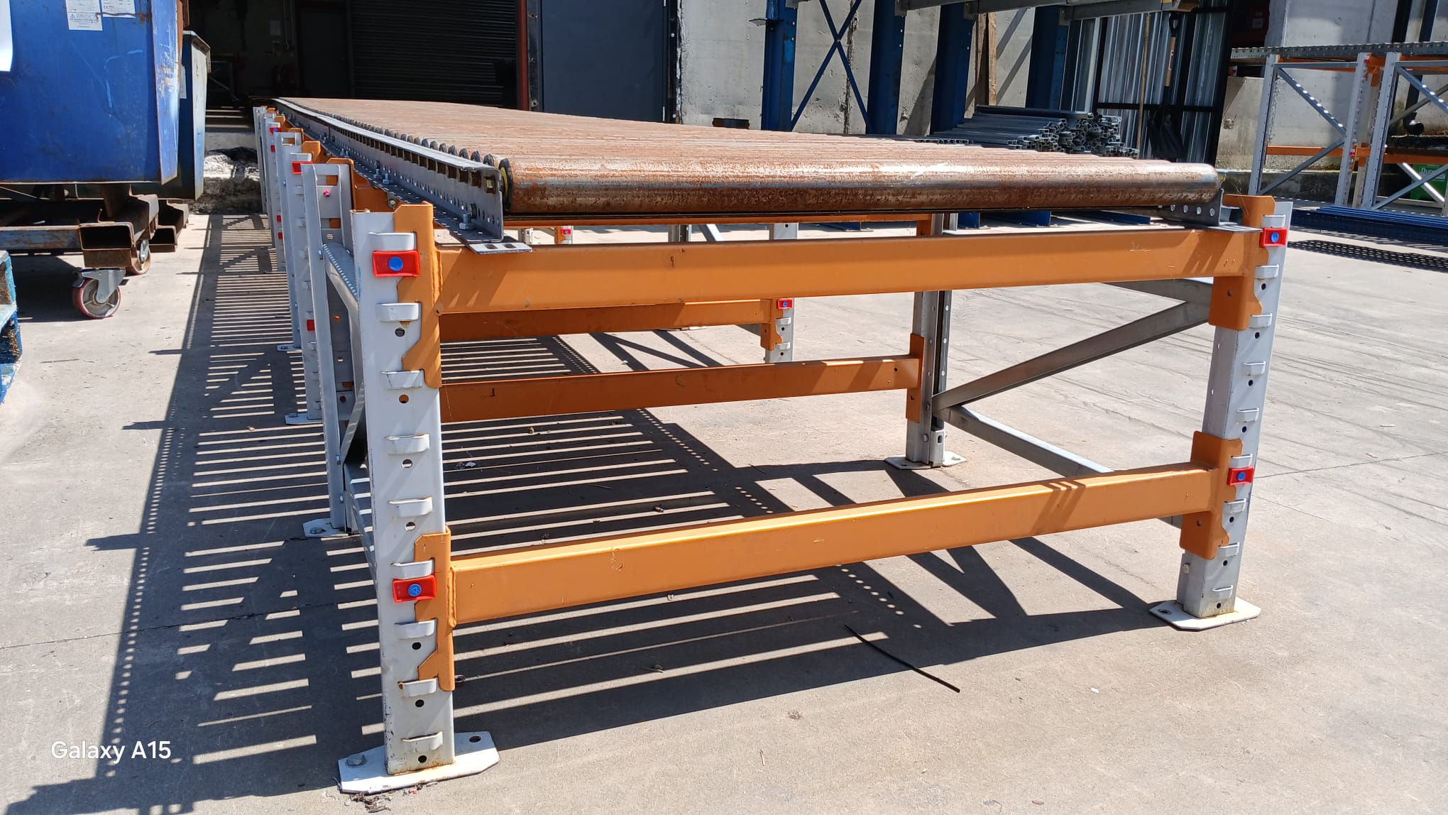 Heavy Duty Used Gravity 32 Roller Conveyor-73cm H Legs (Ref:GRC04)