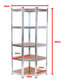 3 BAY SHELVING OFFER! | Black | 300mm Deep | Ref:BS010