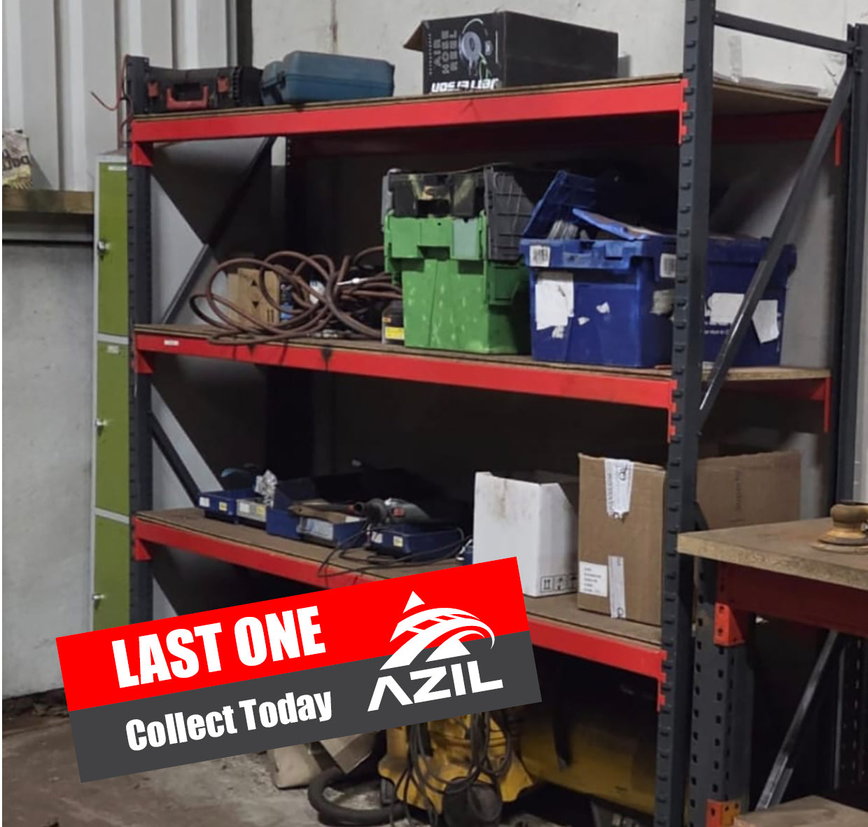 APEX Long Span Shelving 2.5m Long 600mm Deep (Used) Ref:LS031