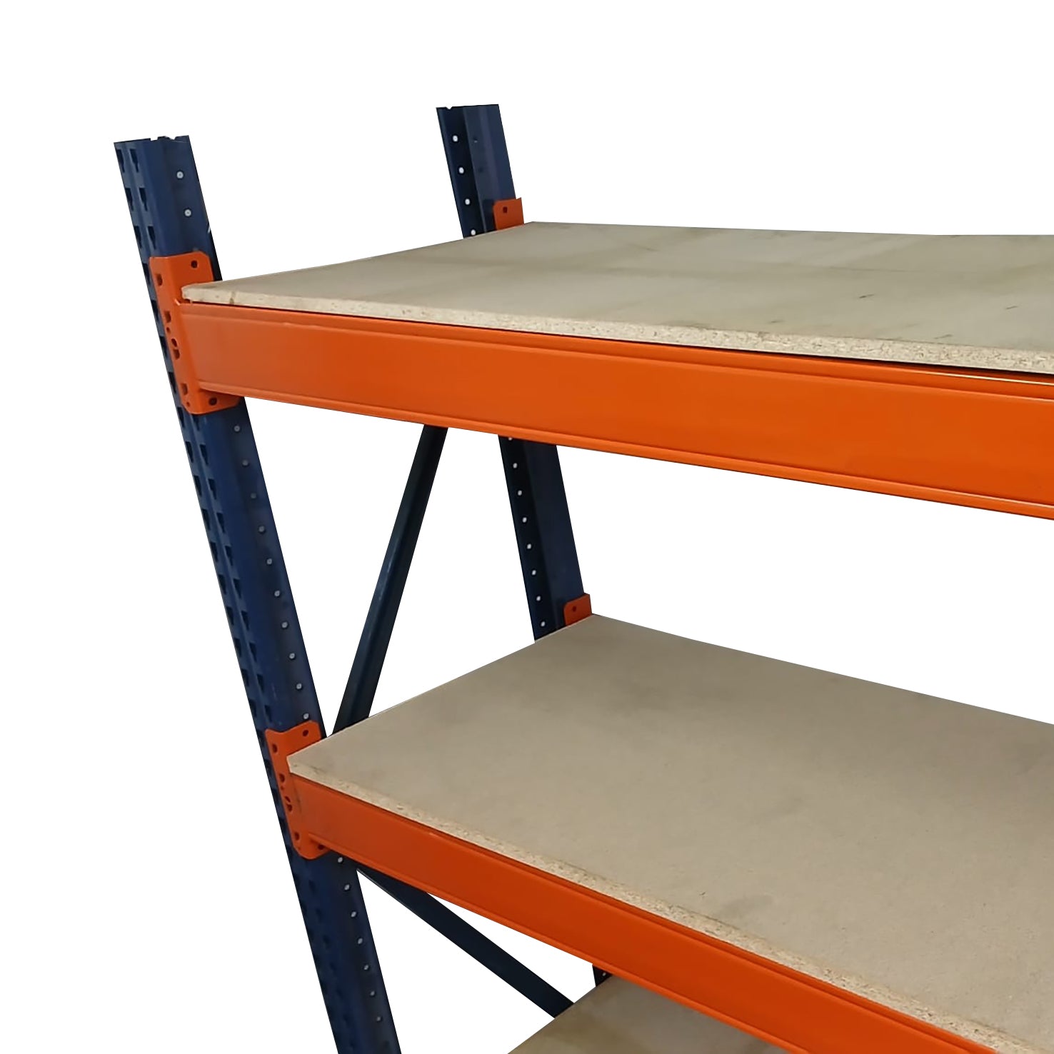 Mecalux Long Span Shelving 2.4m Long 600mm Deep (Used) Ref:LS036