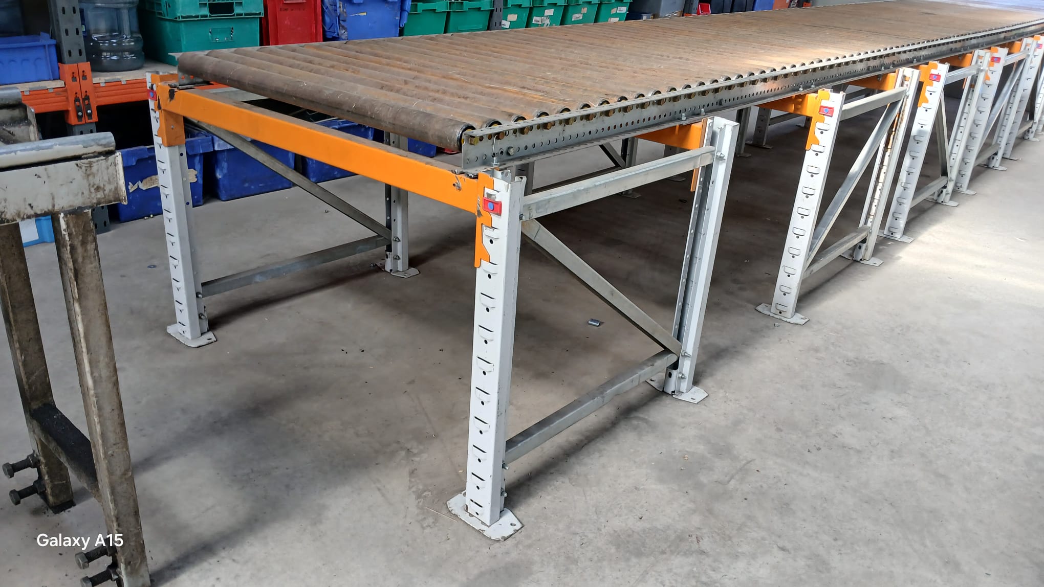 Heavy Duty Used Gravity 32 Roller Conveyor-90cm H Legs (Ref:GRC06)